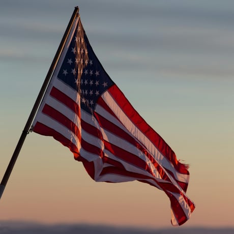 American Flag Square